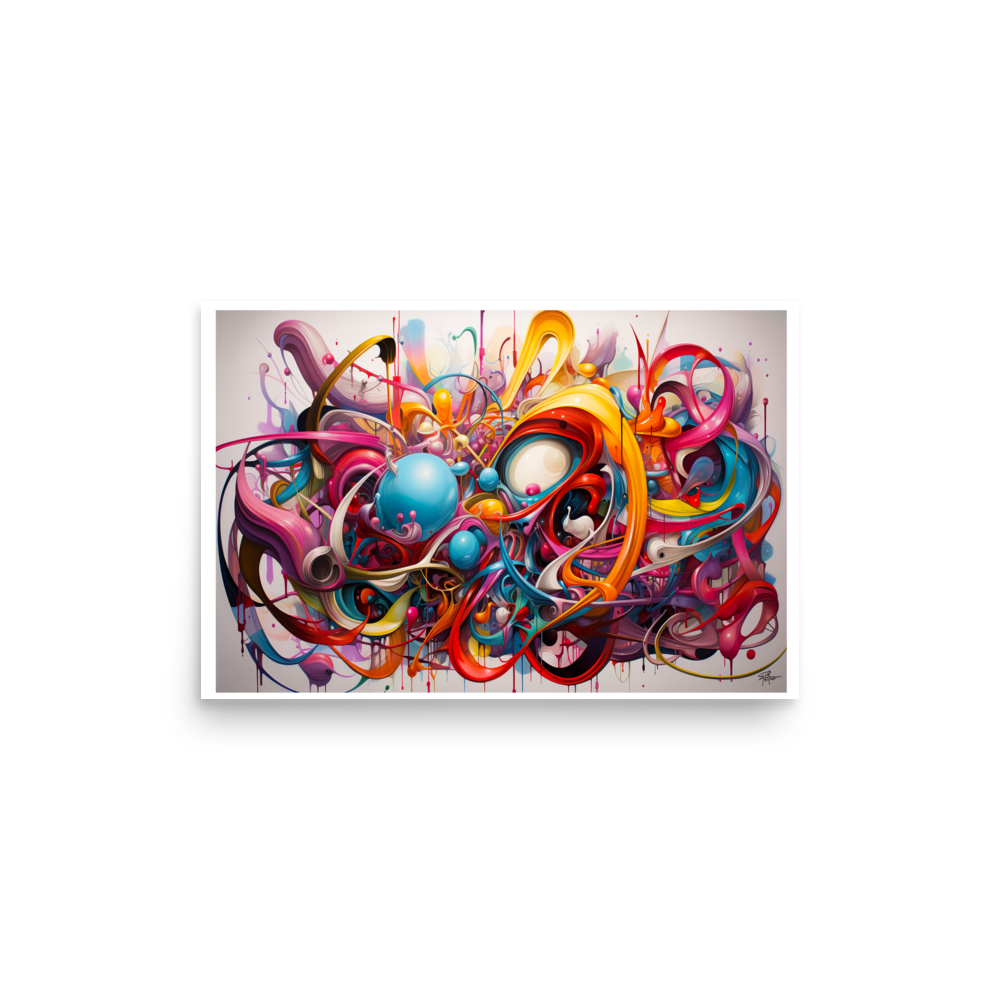 Unleashed Abstractions Poster