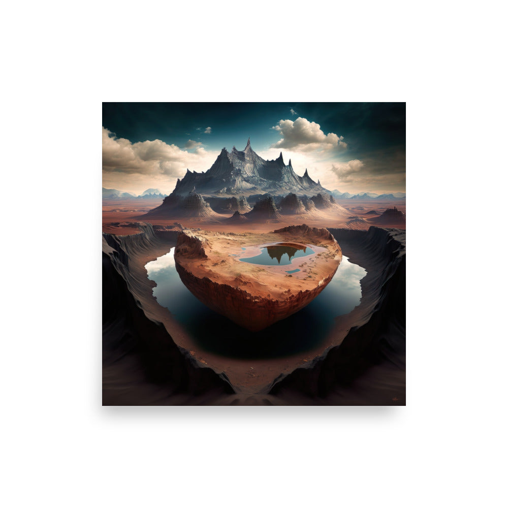 Surreal Horizons: A Landscape Unimagined Poster
