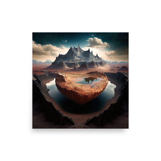 Surreal Horizons: A Landscape Unimagined Poster