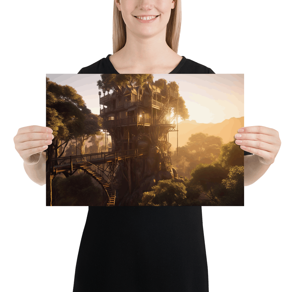 Tranquil tree house haven