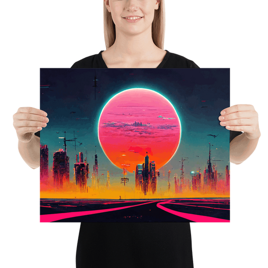 Dystopian Sunset 1980s