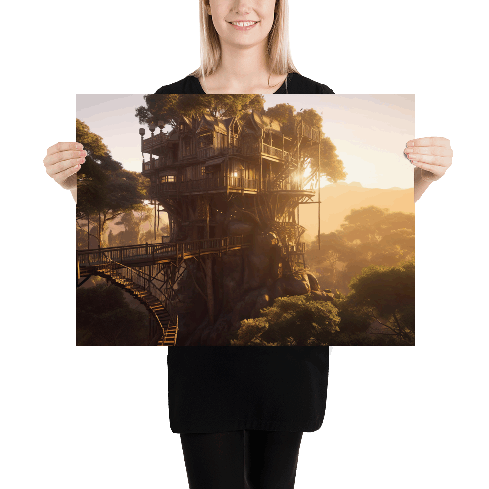 Tranquil tree house haven