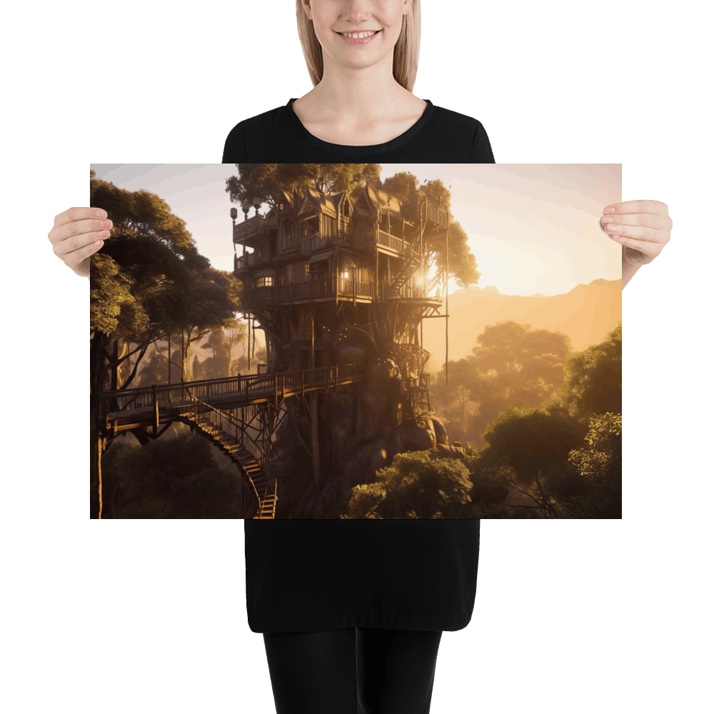 Tranquil tree house haven