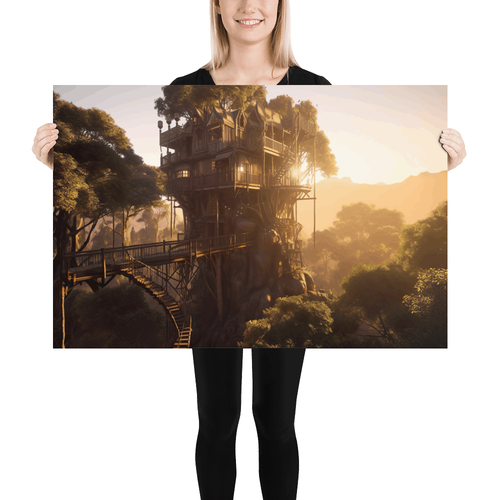 Tranquil tree house haven