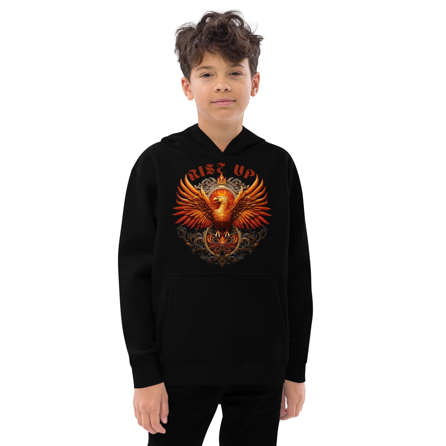Phoenix Rise Up! Kids fleece hoodie