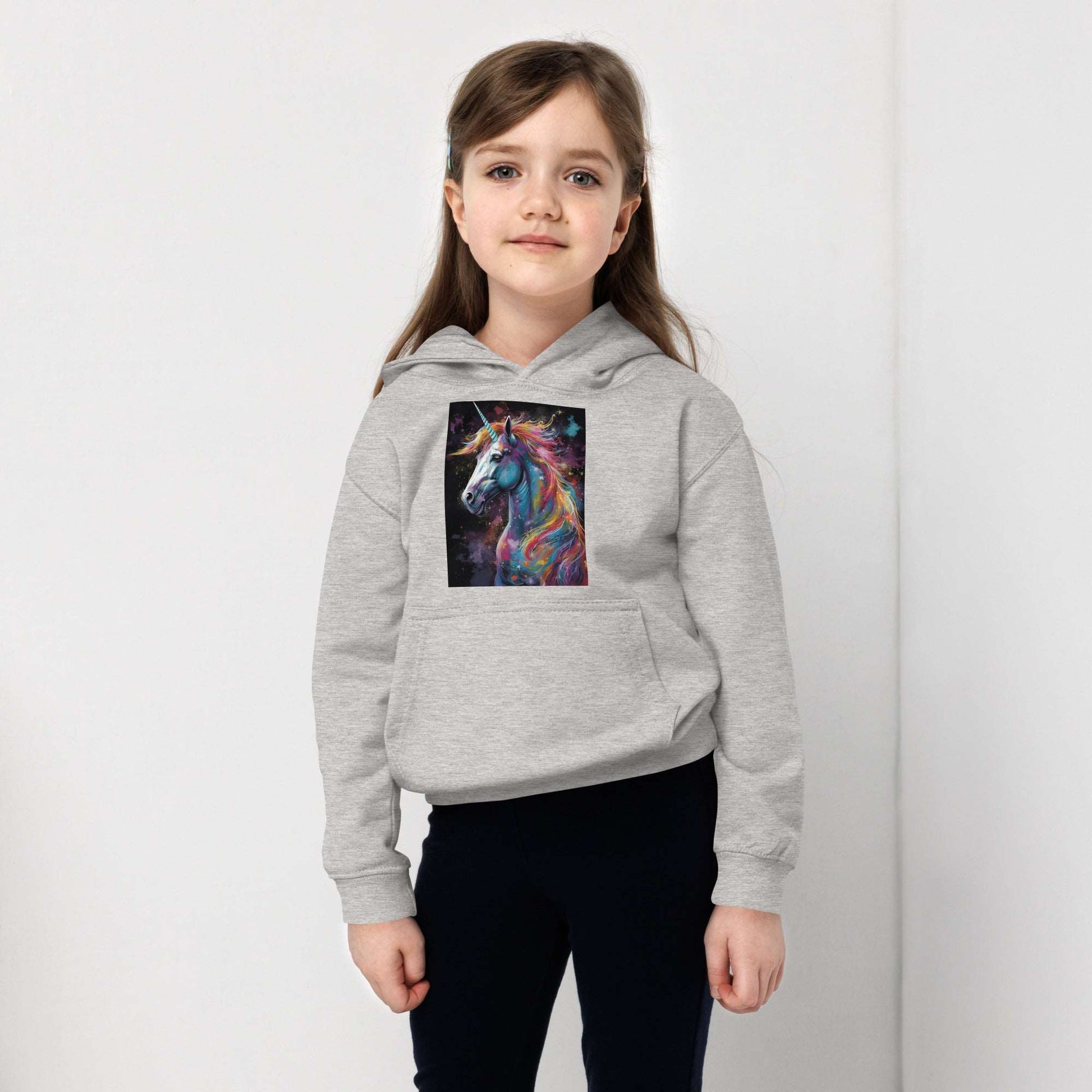 Super Cool Unicorn drawing. Kids Hoodie