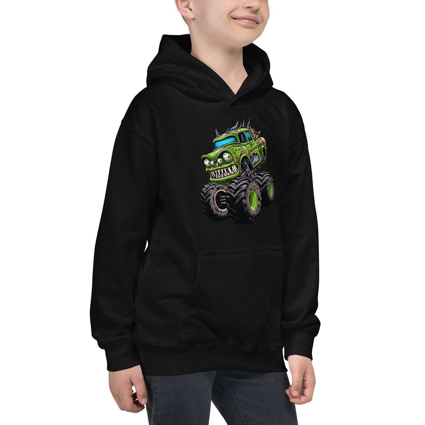 Monster Truck Original. Kids Hoodie
