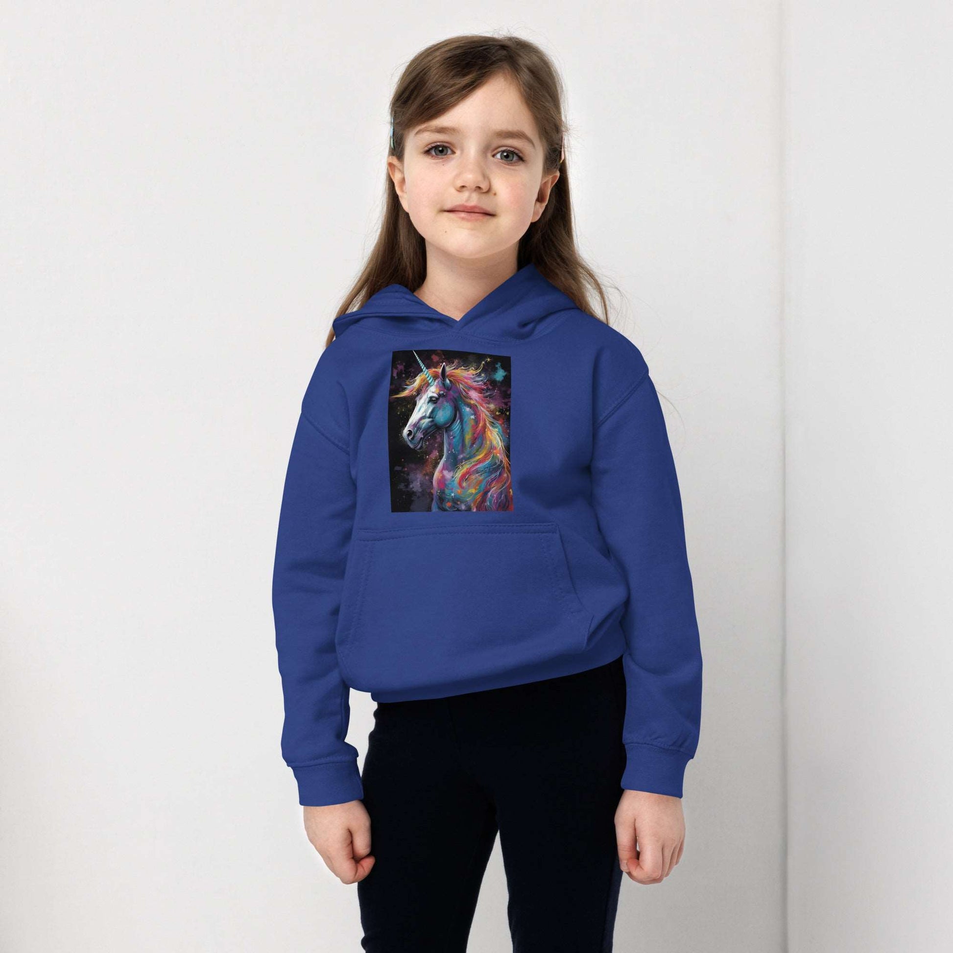 Super Cool Unicorn drawing. Kids Hoodie
