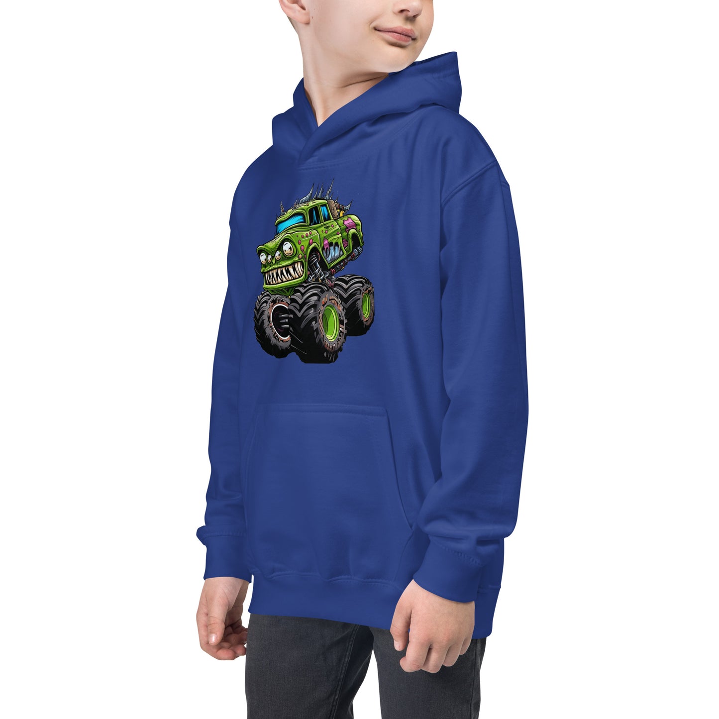 Monster Truck Original. Kids Hoodie