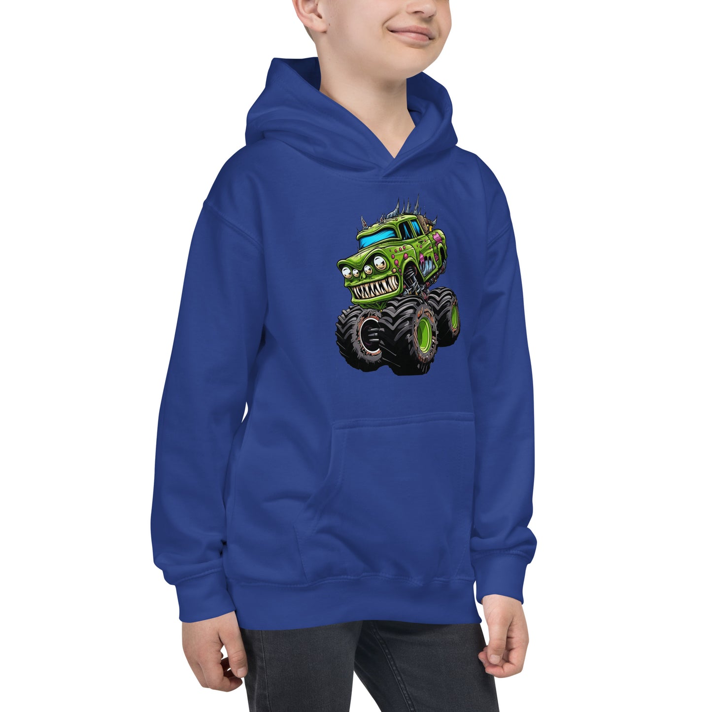 Monster Truck Original. Kids Hoodie