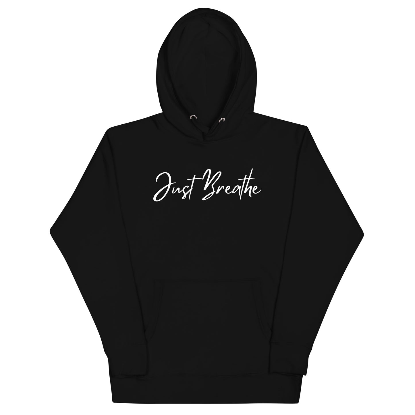 Just Breathe Hoodie Sweatshirt. Unisex Hoodie