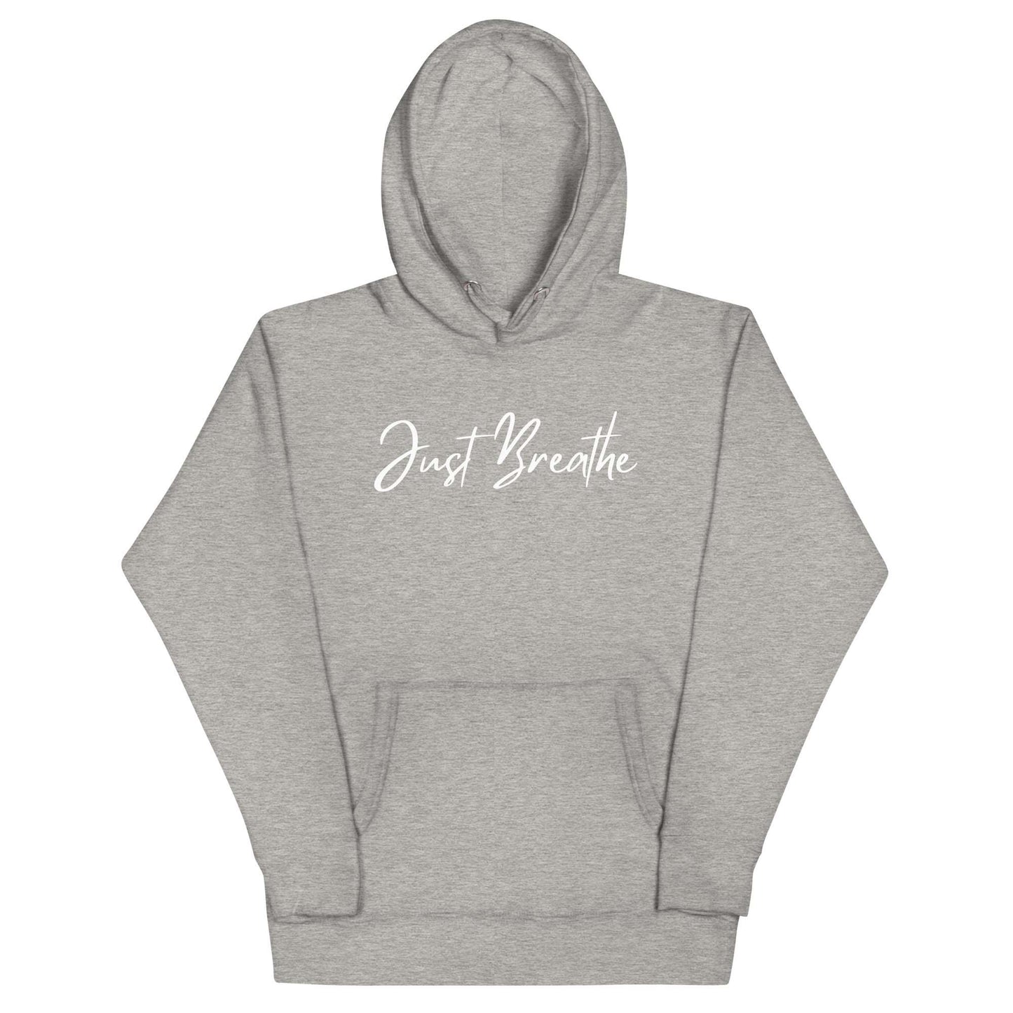 Just Breathe Hoodie Sweatshirt. Unisex Hoodie