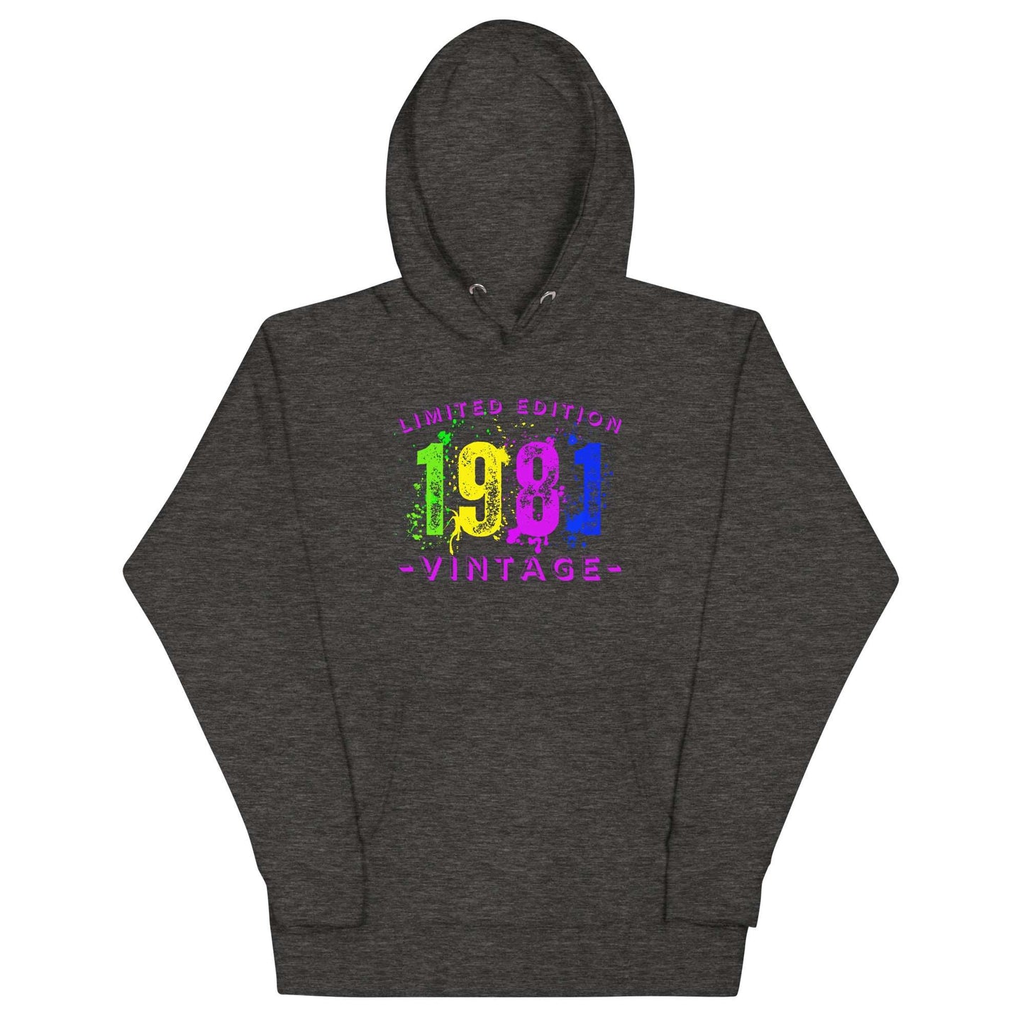 1981 Limited Edition, Vintage Unisex Hoodie Sweatshirt. A nod to nostalgia.