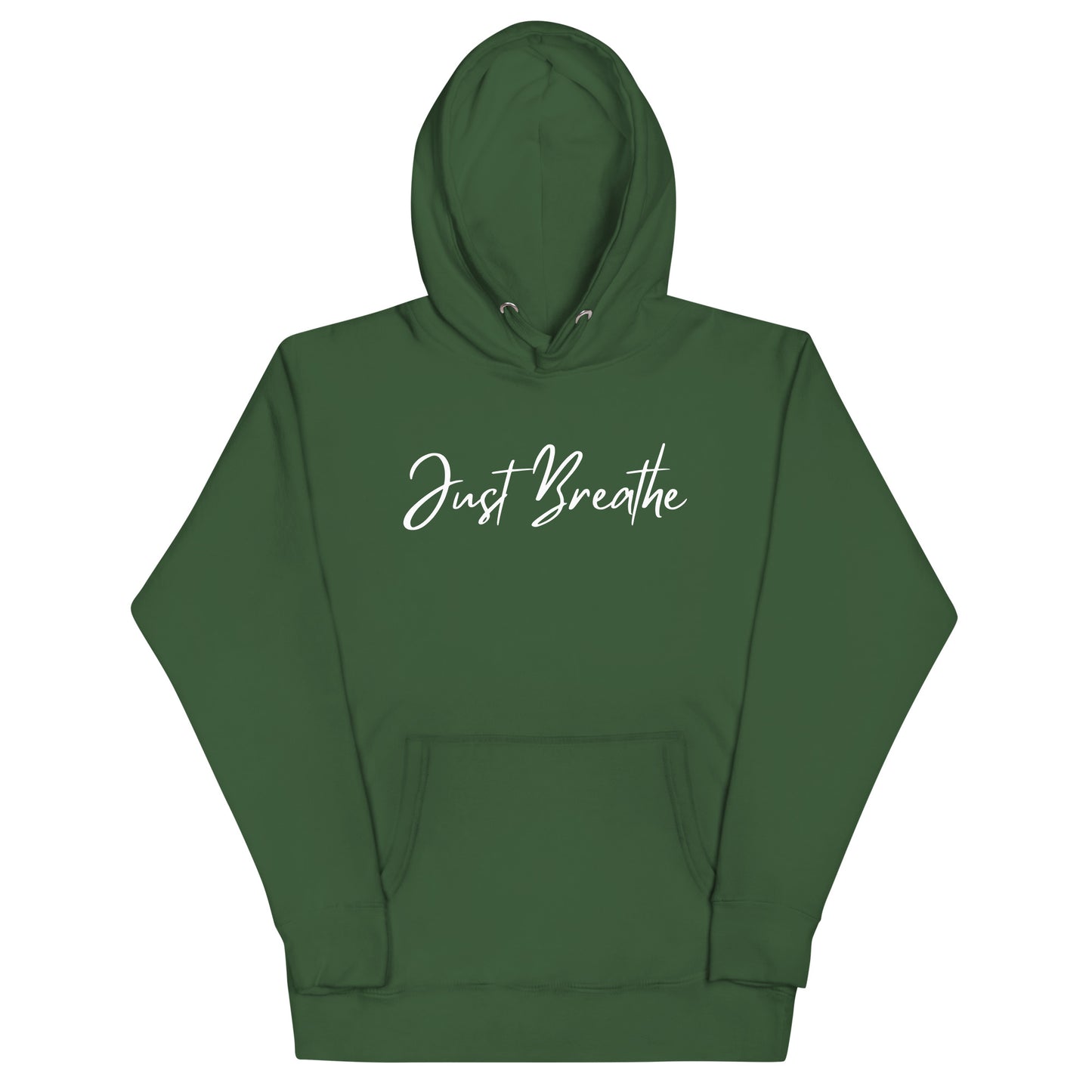 Just Breathe Hoodie Sweatshirt. Unisex Hoodie