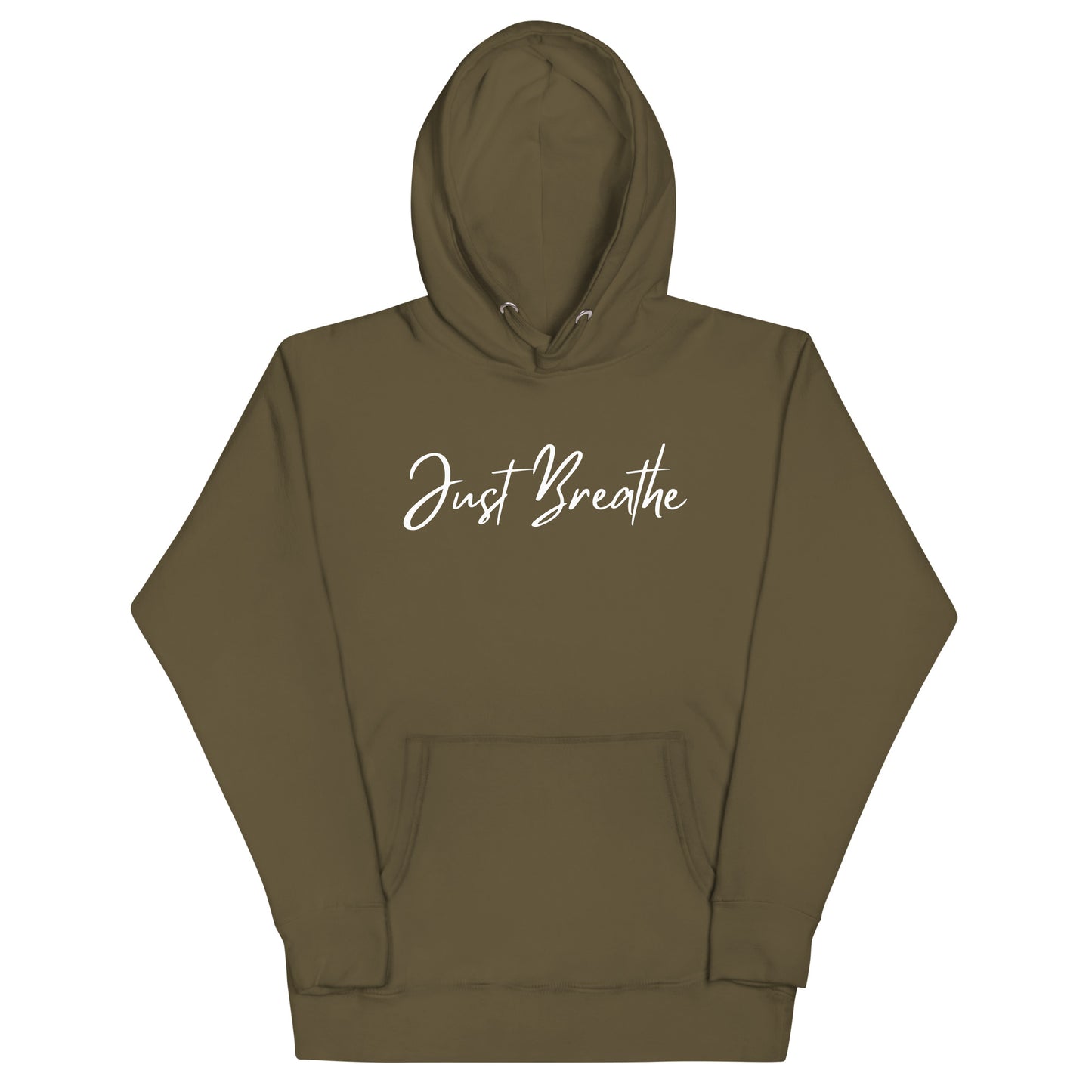 Just Breathe Hoodie Sweatshirt. Unisex Hoodie