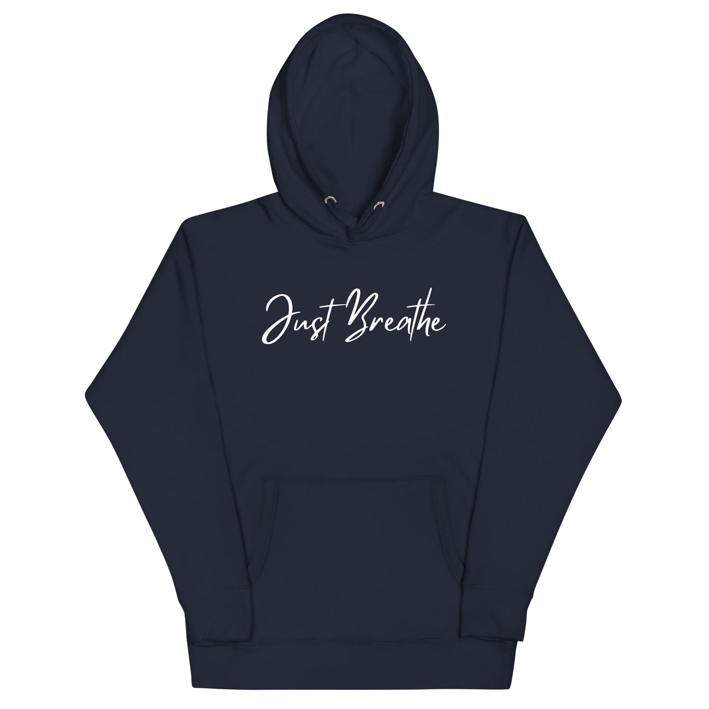 Just Breathe Hoodie Sweatshirt. Unisex Hoodie