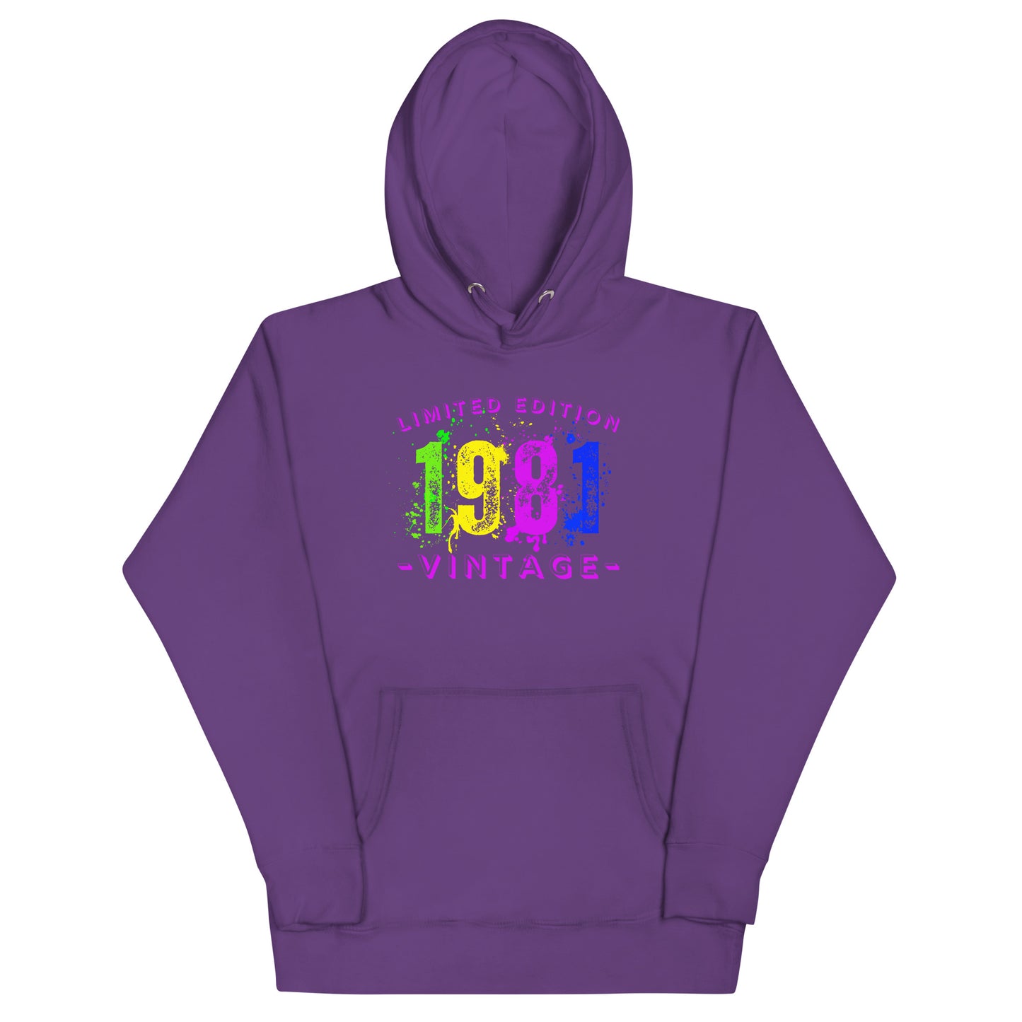 1981 Limited Edition, Vintage Unisex Hoodie Sweatshirt. A nod to nostalgia.