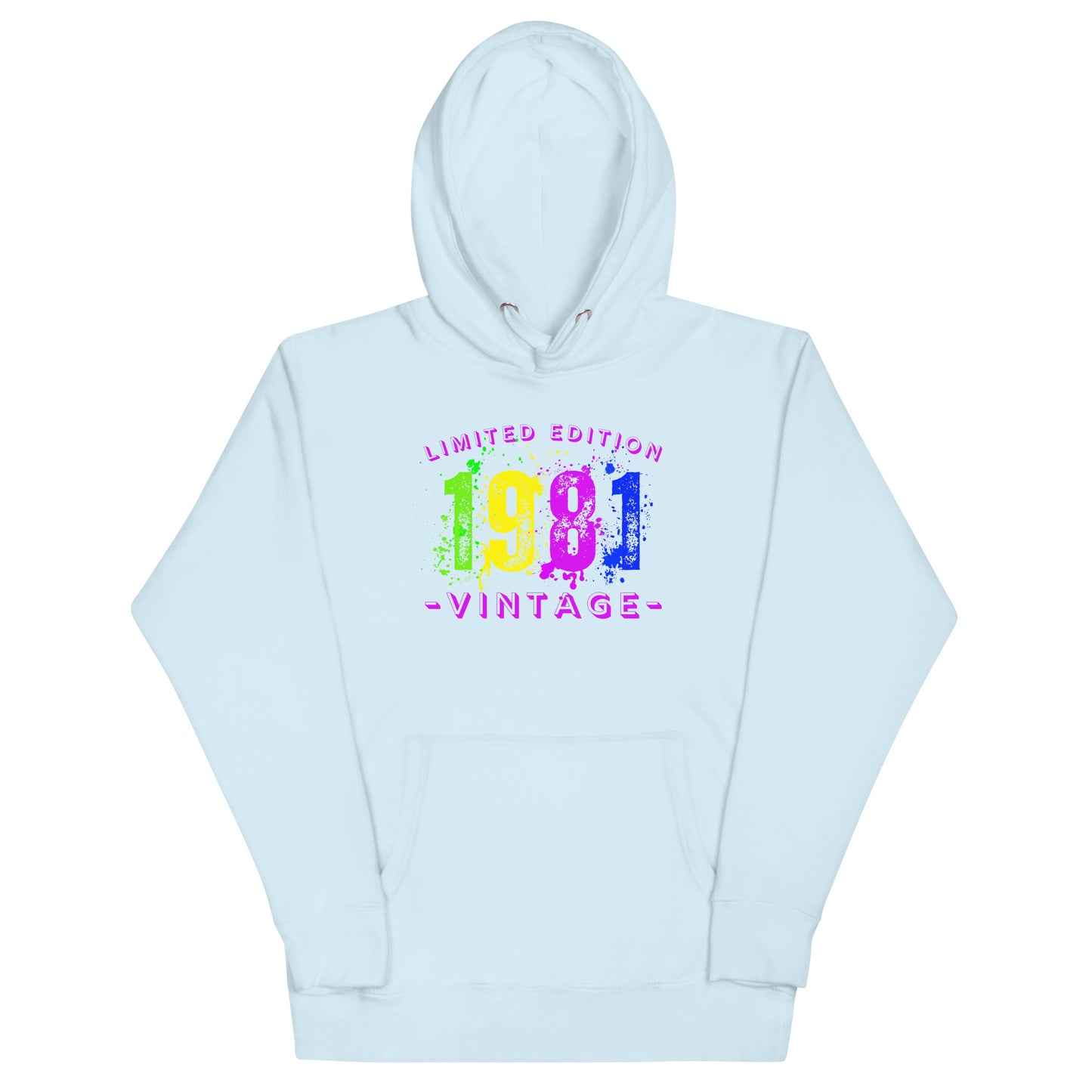1981 Limited Edition, Vintage Unisex Hoodie Sweatshirt. A nod to nostalgia.