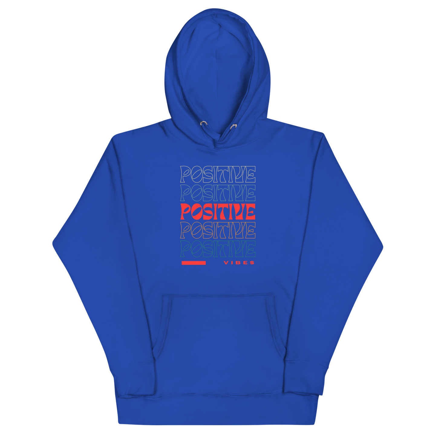 Positive Vibes. Unisex Hoodie Sweatshirt.