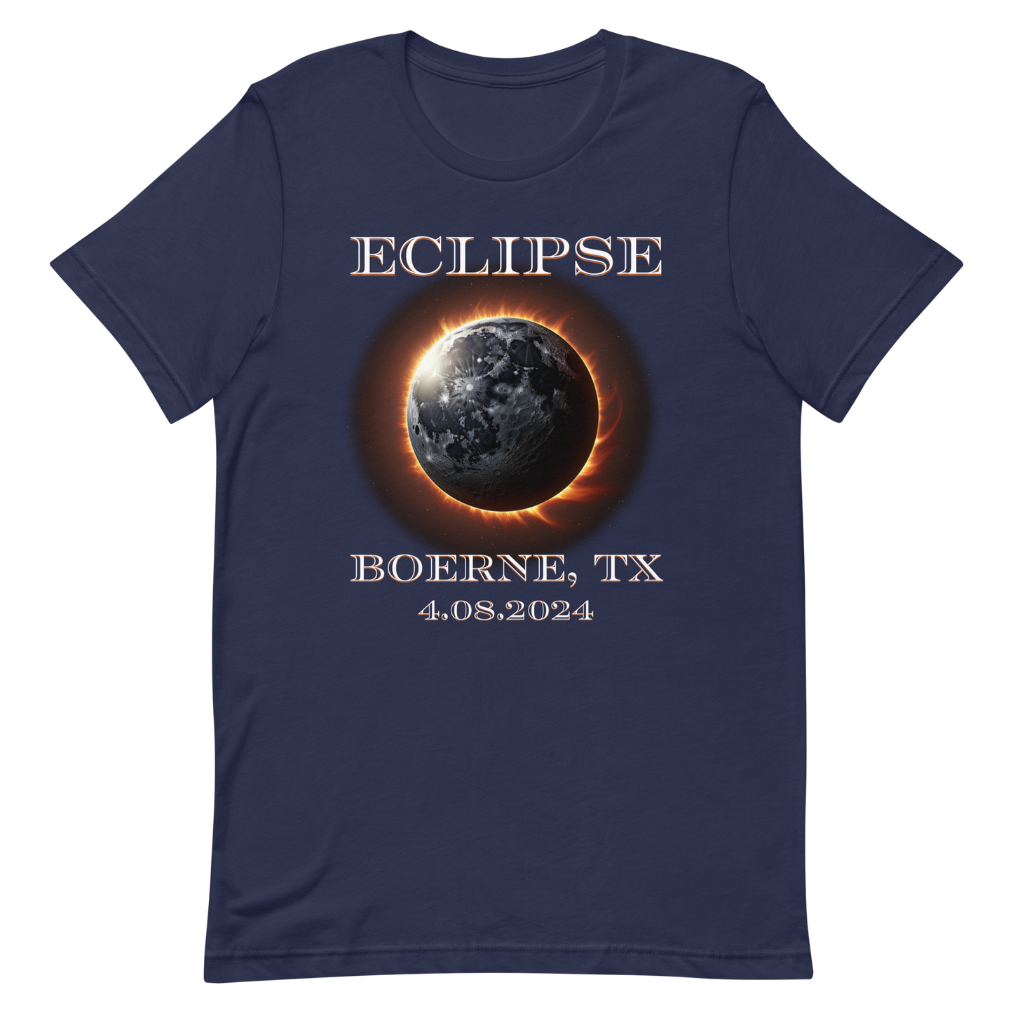 Boerne, TX. Eclipse 2024. Unisex t-shirt