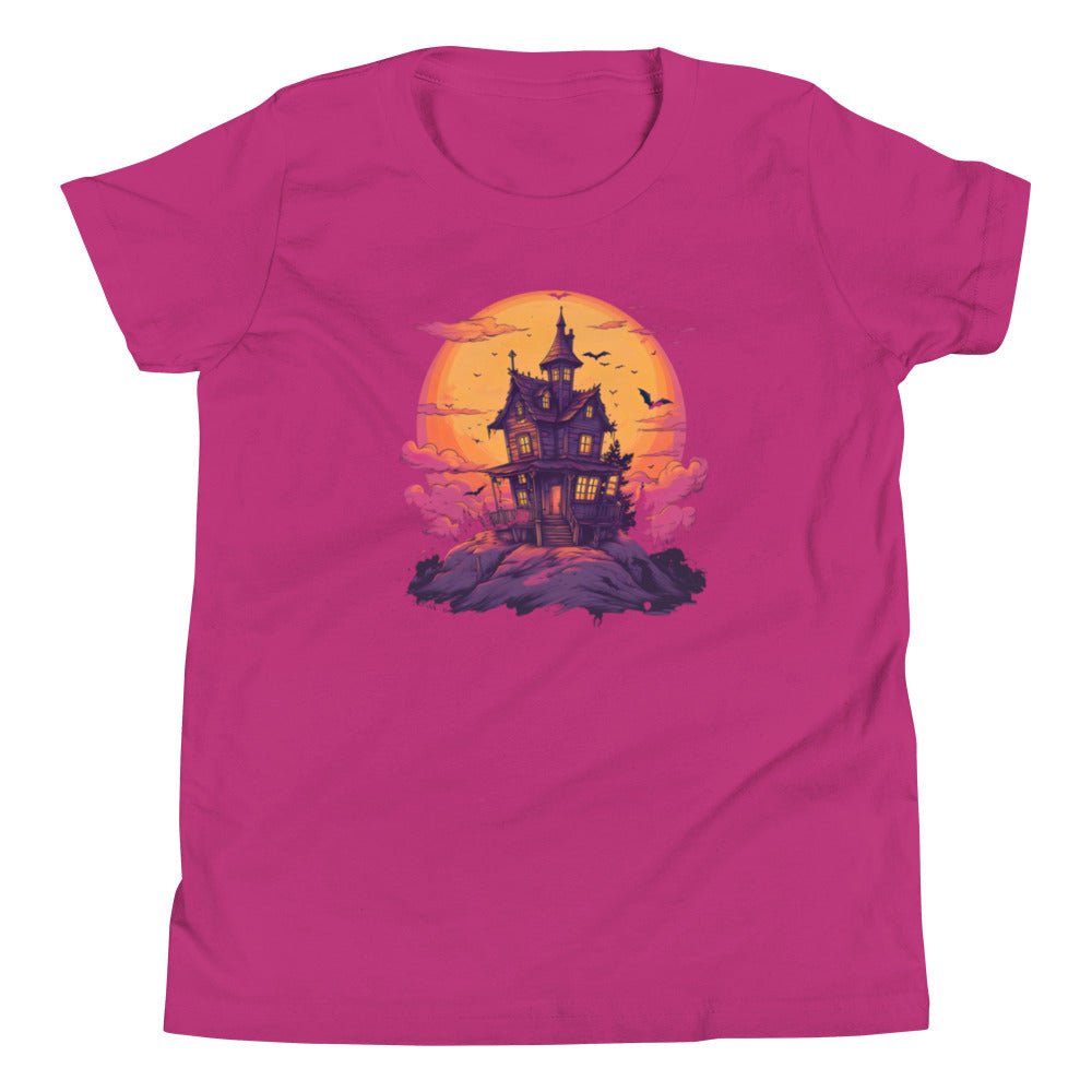 Haunted House. Youth Short Sleeve T-Shirt