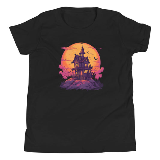Haunted House. Youth Short Sleeve T-Shirt