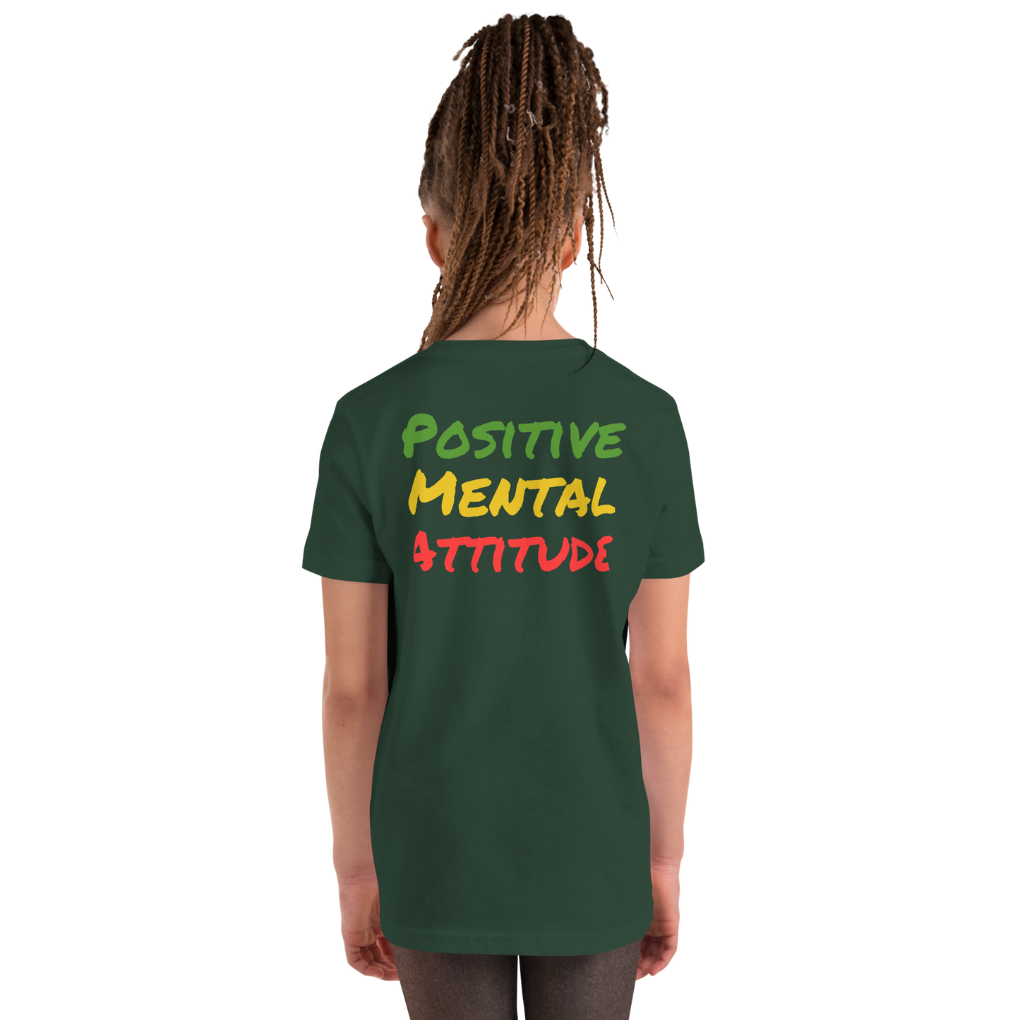 Positive Mental Attitude. Youth Short Sleeve T-Shirt
