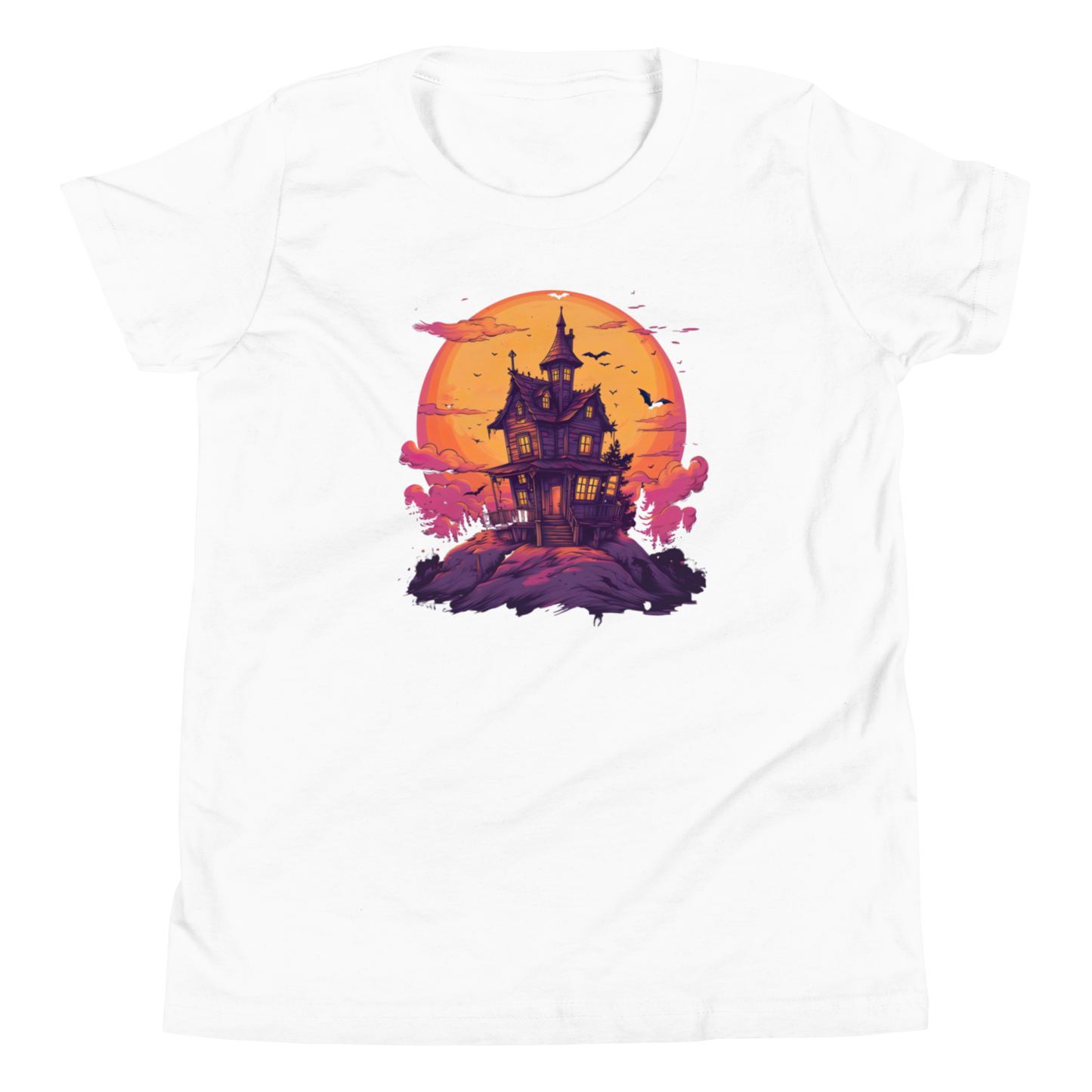Haunted House. Youth Short Sleeve T-Shirt