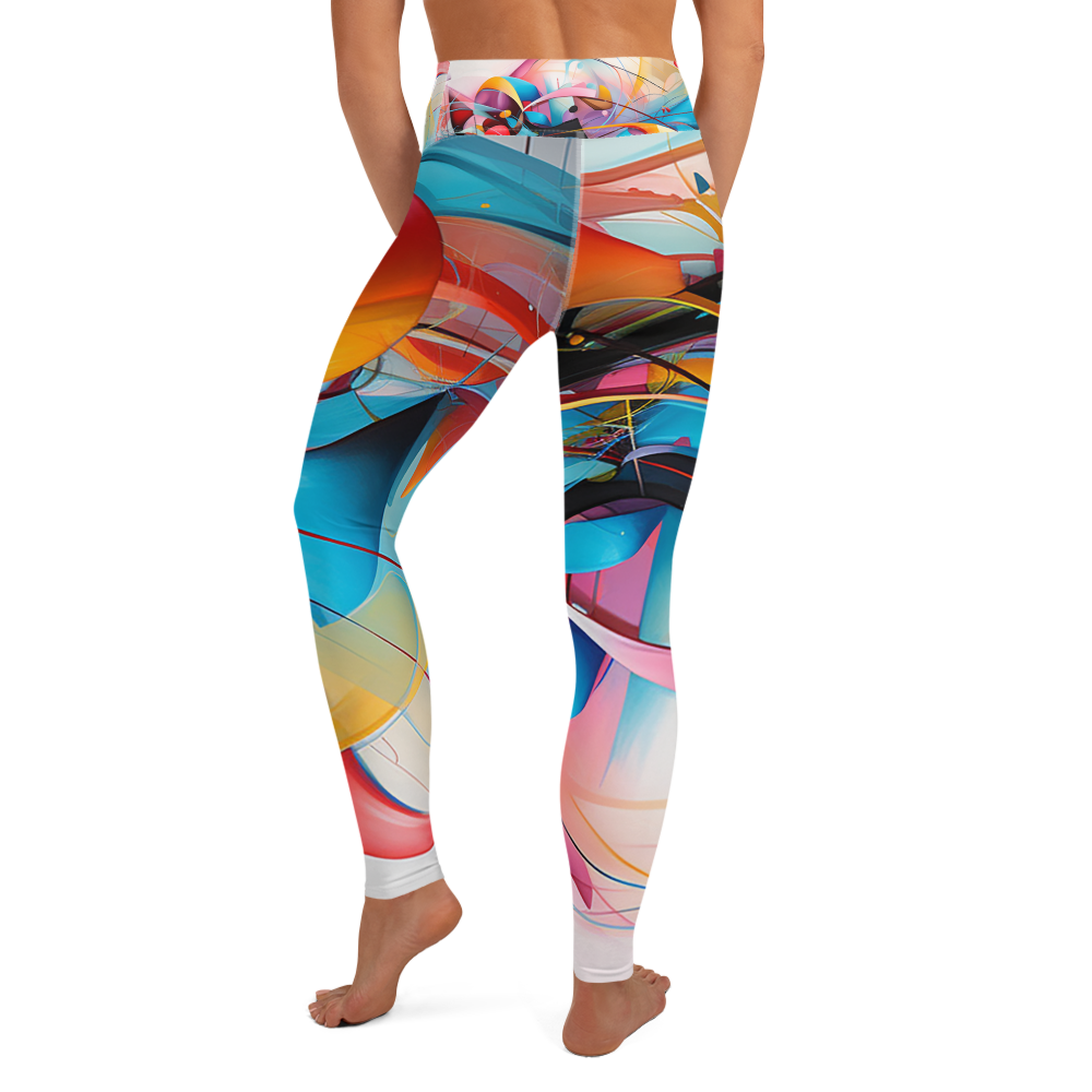 "Abstract Flow" Yoga Leggings