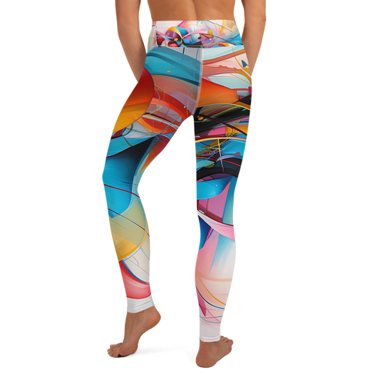 "Abstract Flow" Yoga Leggings
