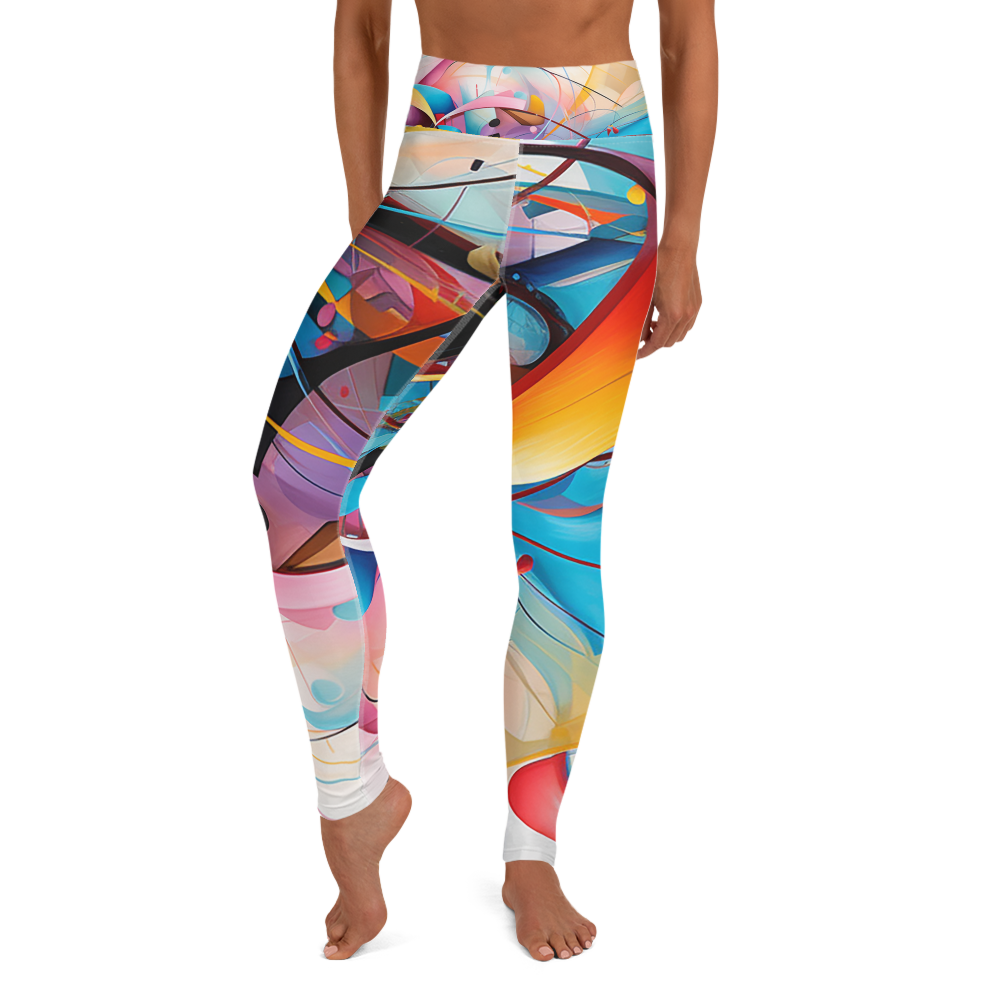 "Abstract Flow" Yoga Leggings