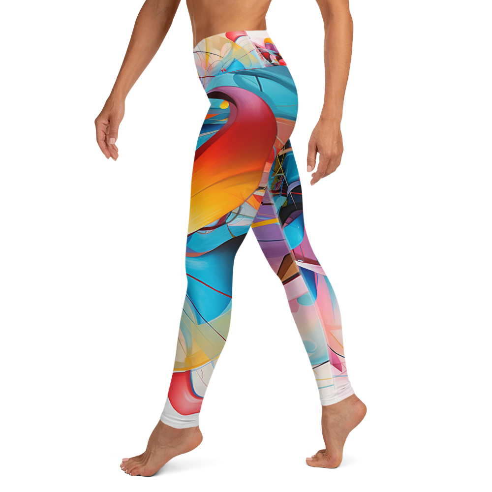 "Abstract Flow" Yoga Leggings