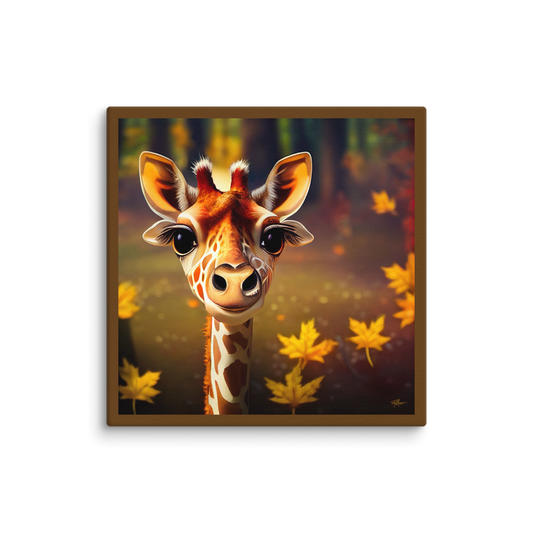 Cutest Giraffe Ever on Canvas