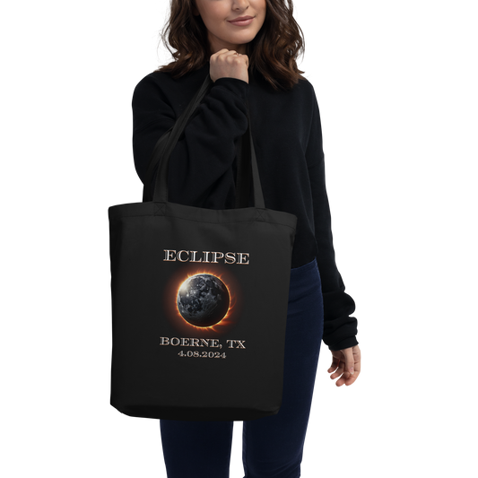 Boerne, TX. Eclipse 2024. Eco Tote Bag