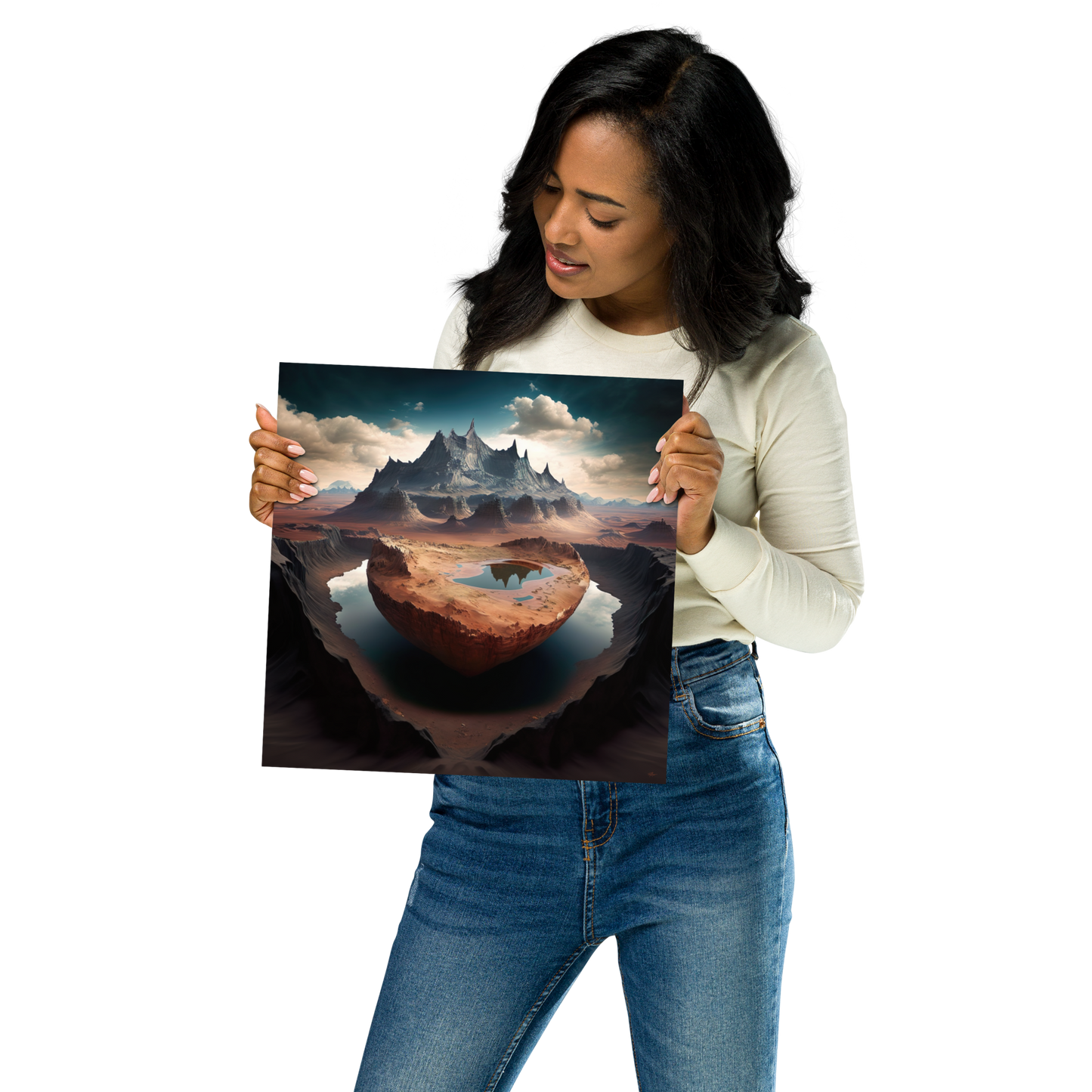 Surreal Horizons: A Landscape Unimagined Poster