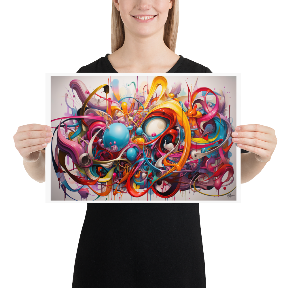 Unleashed Abstractions Poster