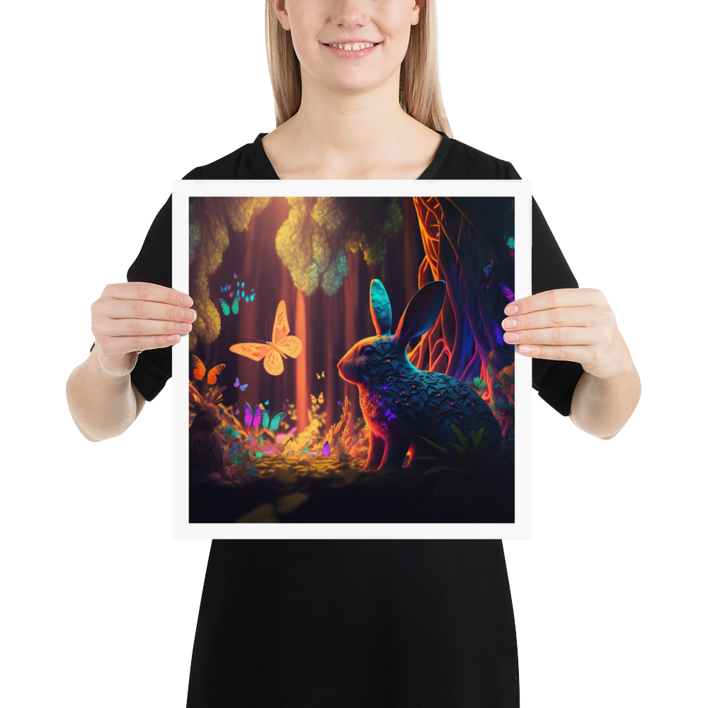 Where Light Grows. Color meets quiet. - Poster