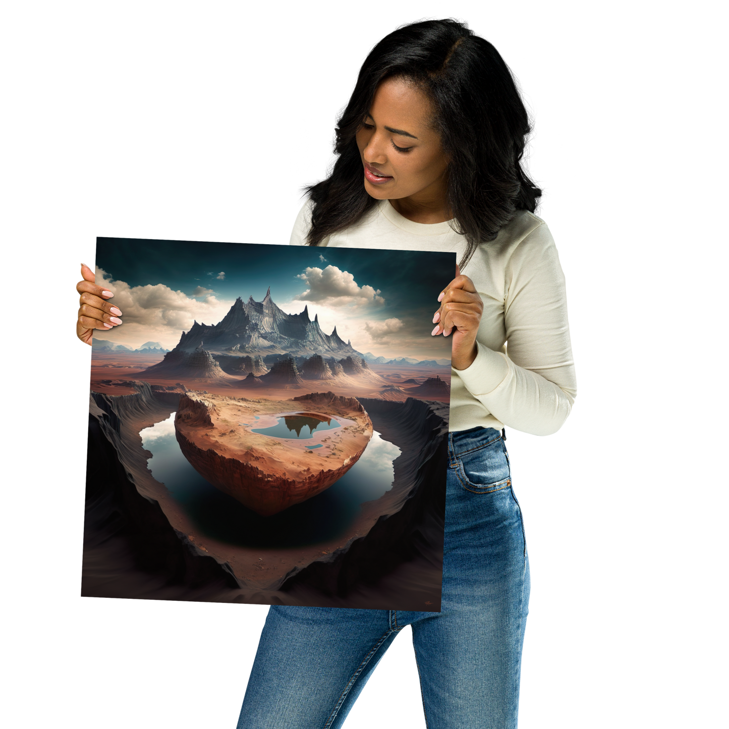 Surreal Horizons: A Landscape Unimagined Poster