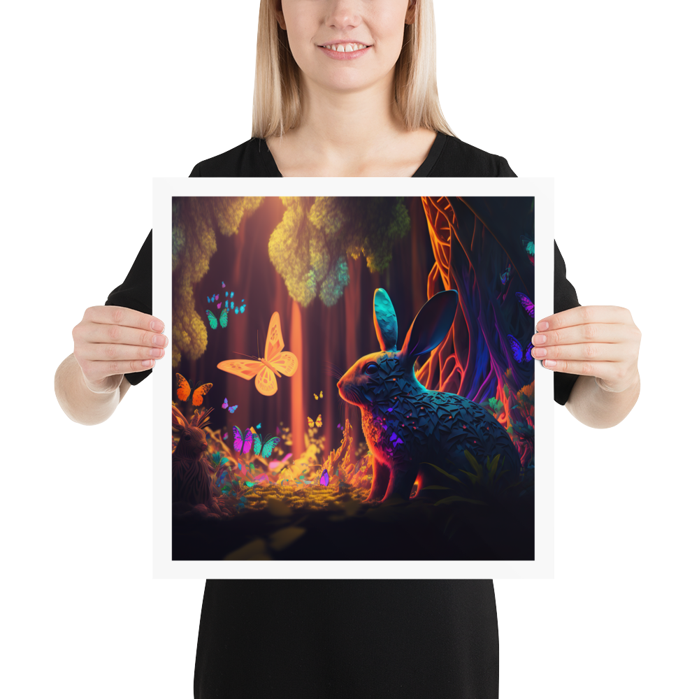 Where Light Grows. Color meets quiet. - Poster