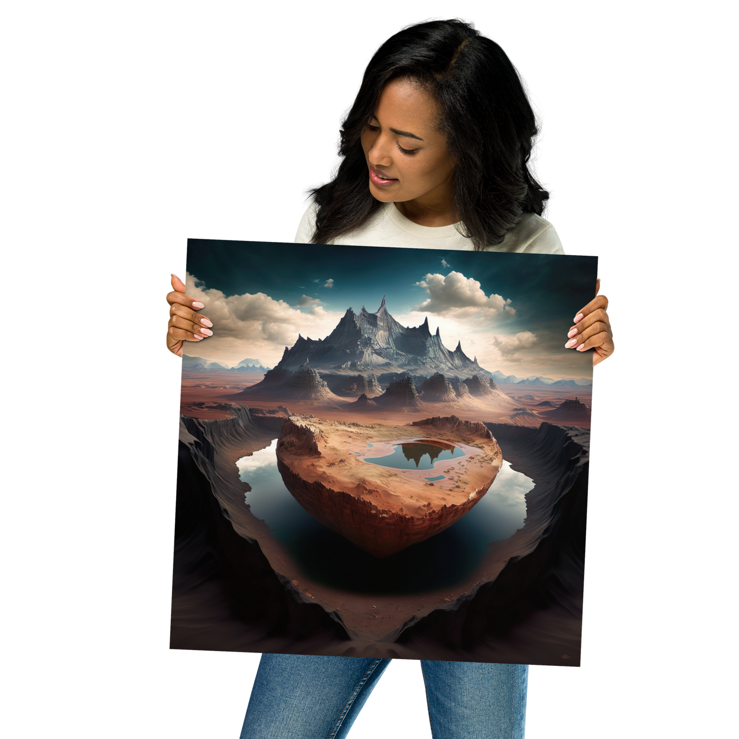 Surreal Horizons: A Landscape Unimagined Poster