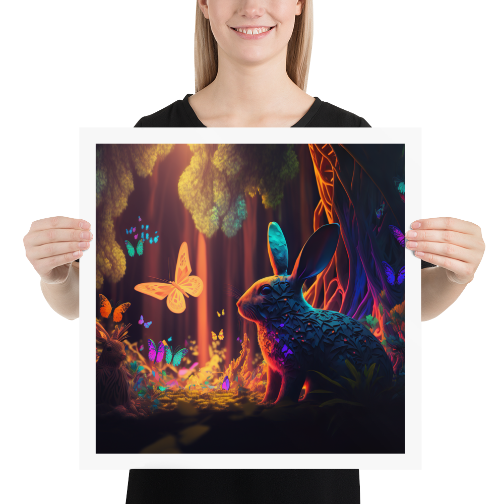 Where Light Grows. Color meets quiet. - Poster