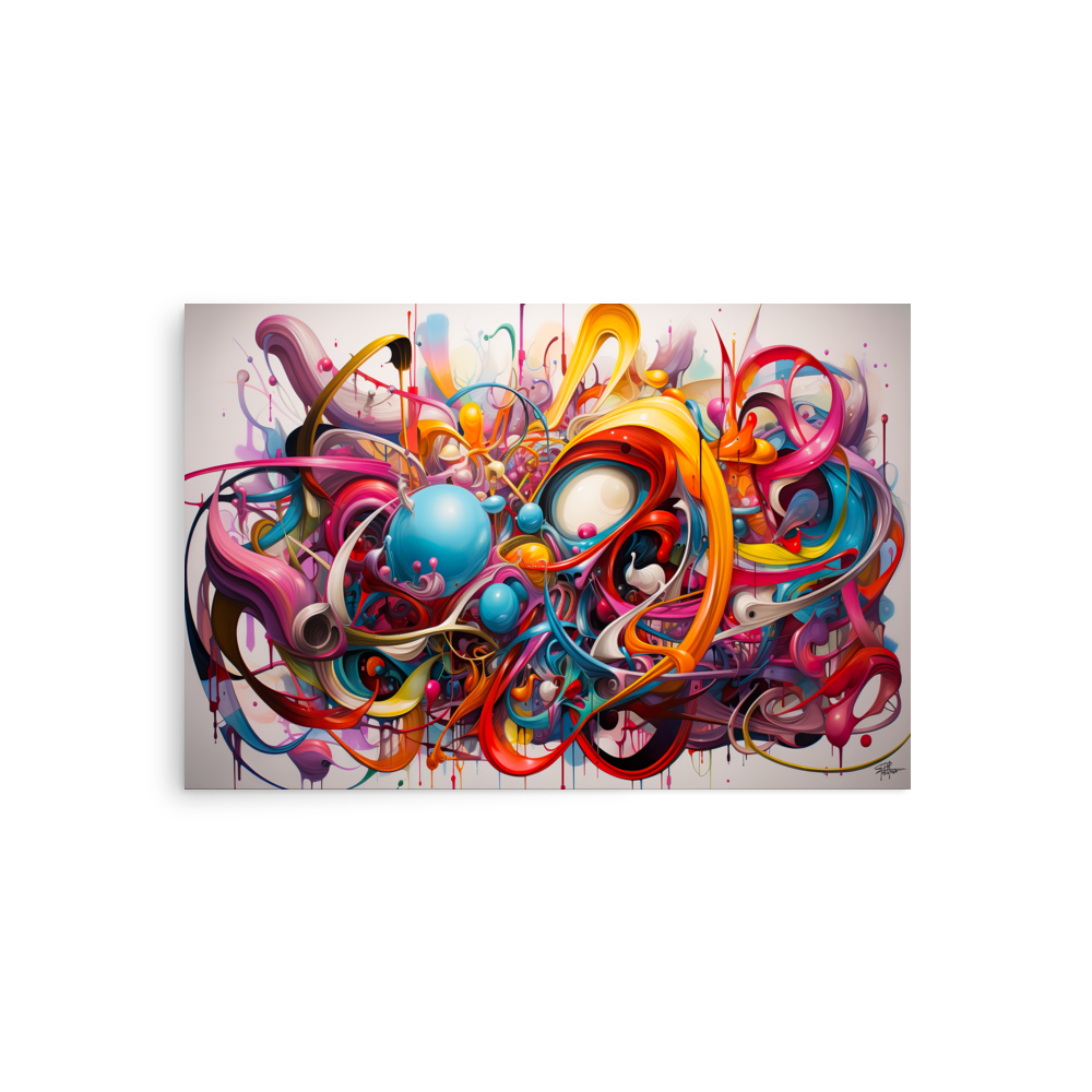 Unleashed Abstractions Poster