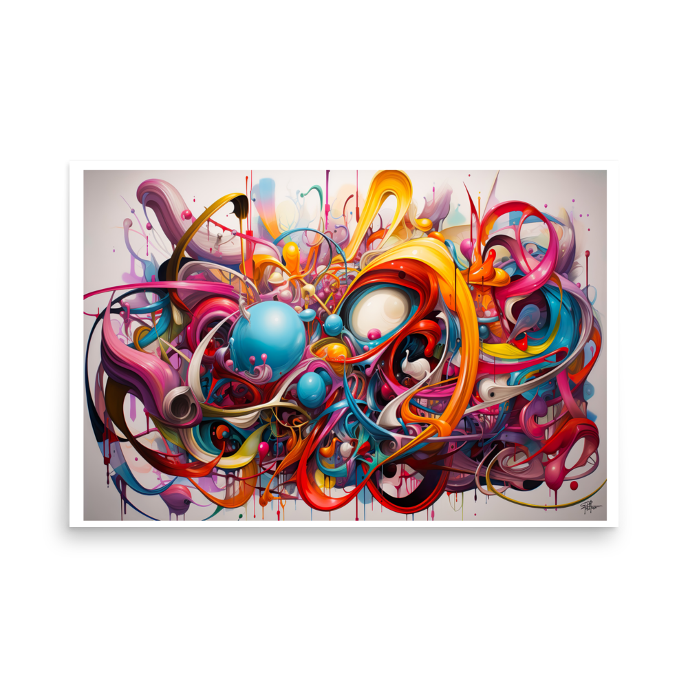Unleashed Abstractions Poster
