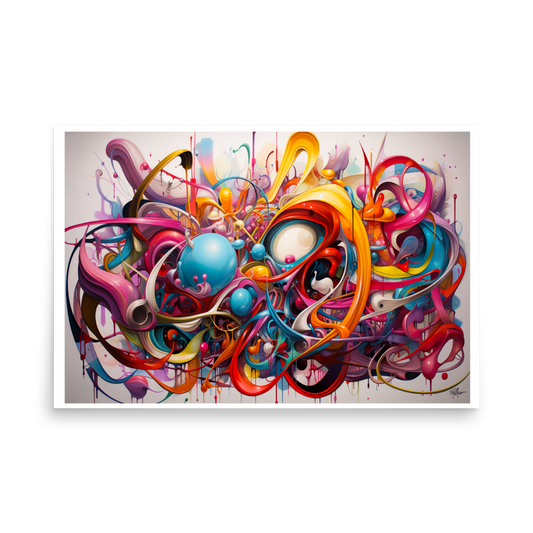 Unleashed Abstractions Poster