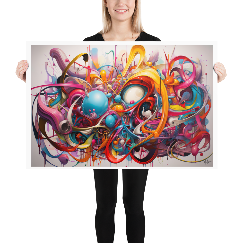 Unleashed Abstractions Poster