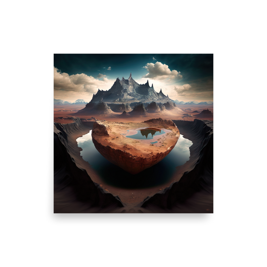 Surreal Horizons: A Landscape Unimagined Poster