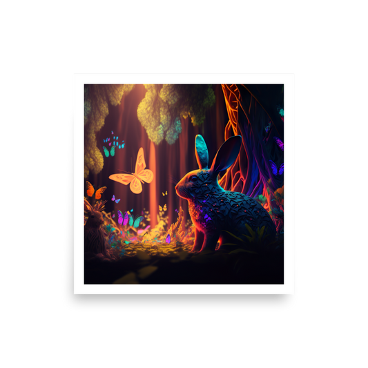 Where Light Grows. Color meets quiet. - Poster