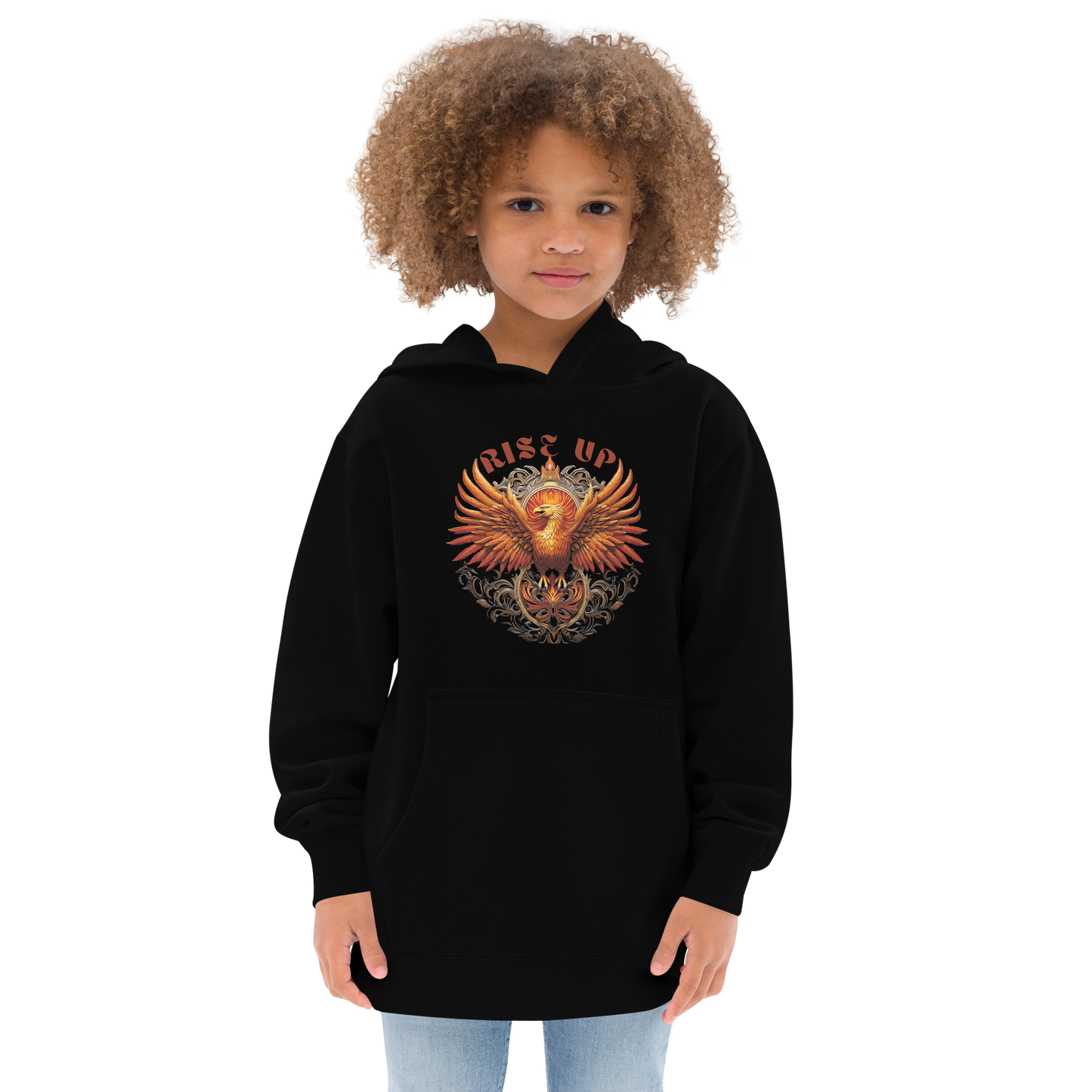 Phoenix Rise Up! Kids fleece hoodie