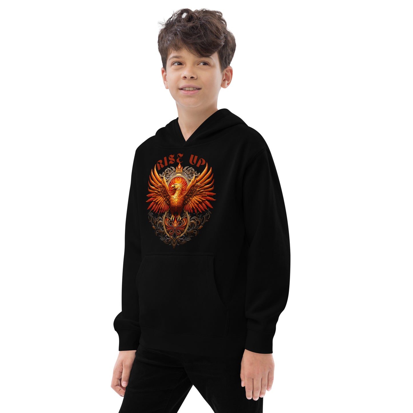 Phoenix Rise Up! Kids fleece hoodie