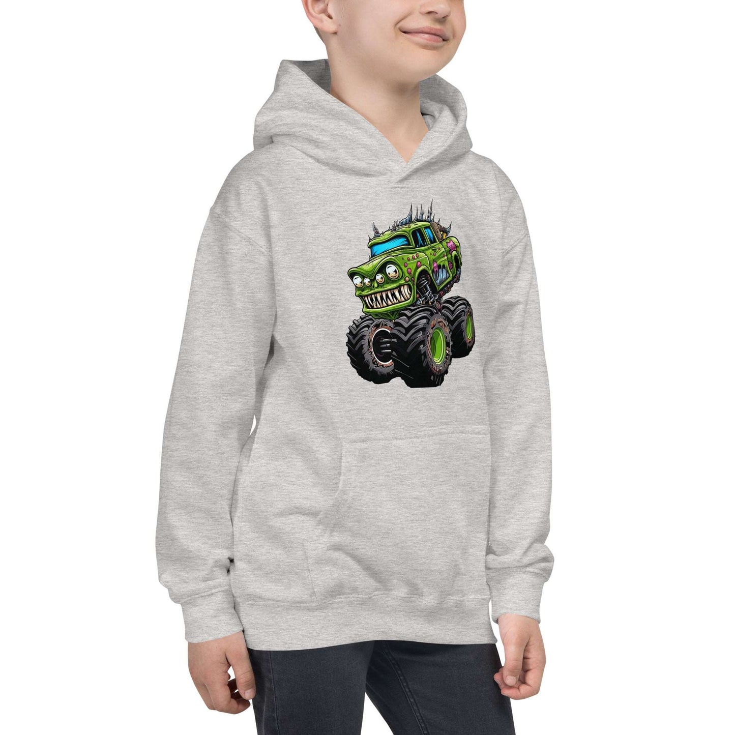 Monster Truck Original. Kids Hoodie